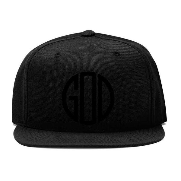 Embroidery Snapback Hat - Round Monogram